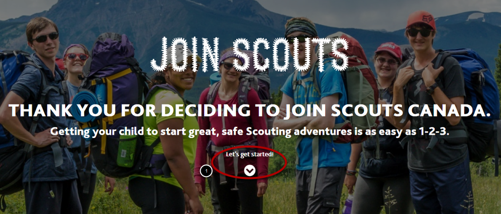 Browse to myscouts.ca/join